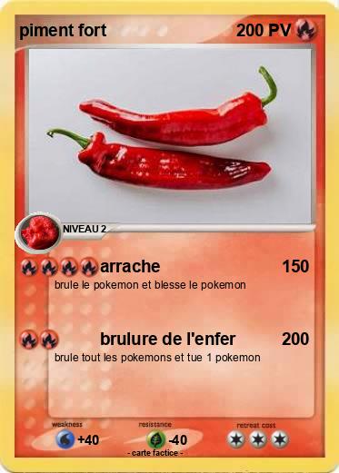 Pokemon piment fort