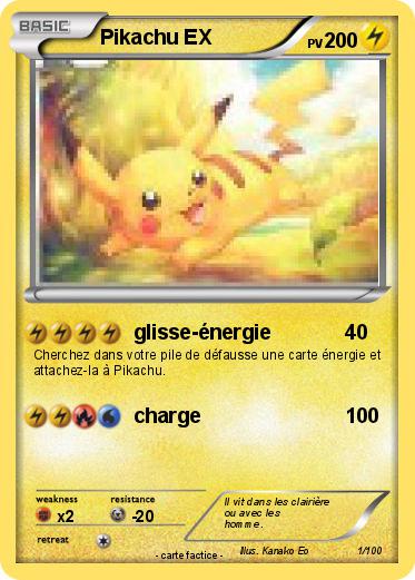 Pokemon Pikachu EX