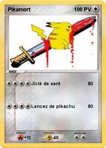 Pokemon Pikamort