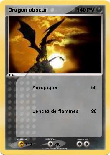 Pokemon Dragon obscur