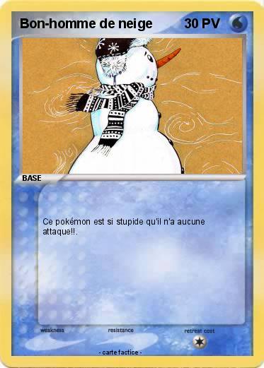 Pokemon Bon-homme de neige