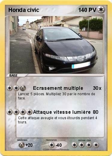 Pokemon Honda civic