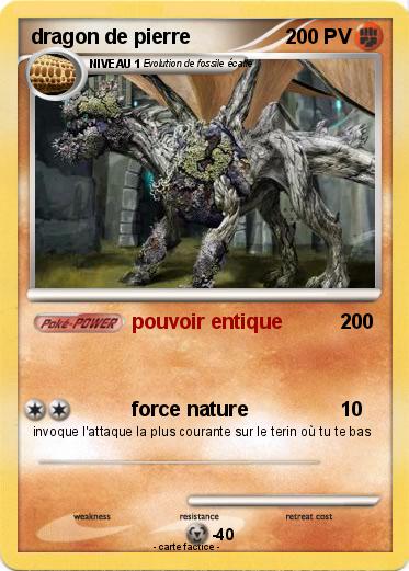 Pokemon dragon de pierre