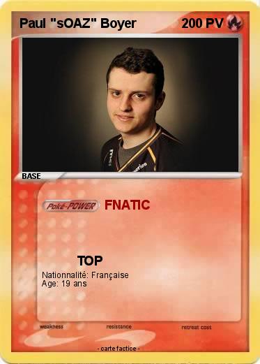 Pokemon Paul "sOAZ" Boyer