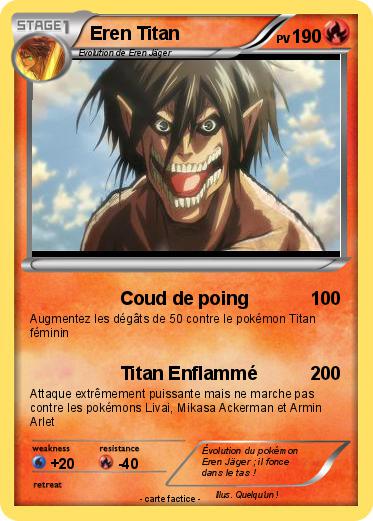 Pokemon Eren Titan