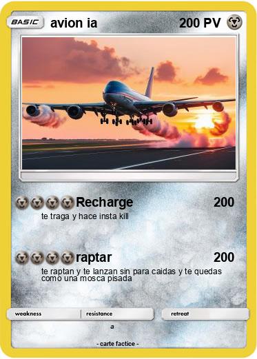 Pokemon avion ia