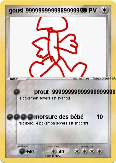 Pokemon gousi 9999999999989999999