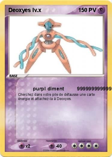 Pokemon Deoxyes lv.x