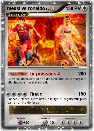 Pokemon messi vs ronaldo