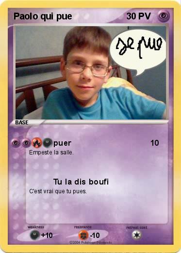 Pokemon Paolo qui pue