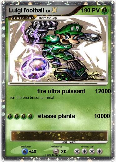 Pokemon Luigi football