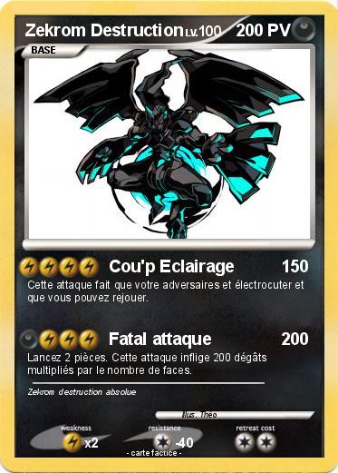 Pokemon Zekrom Destruction