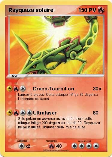 Pokemon Rayquaza solaire