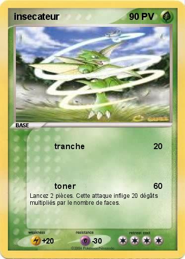 Pokemon insecateur                                        