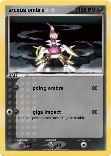 Pokemon arceus ombre