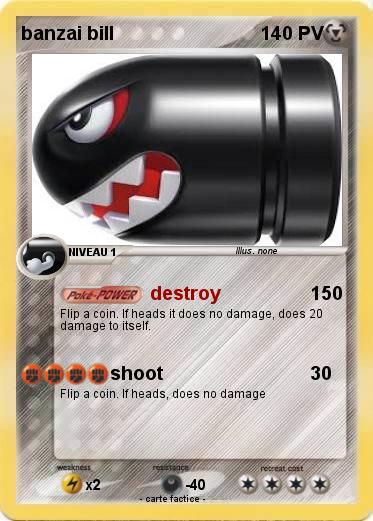 Pokemon banzai bill