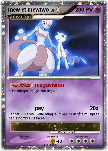 Pokemon mew et mewtwo
