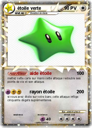 Pokemon étoile verte