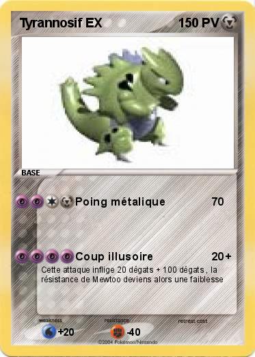 Pokemon Tyrannosif EX
