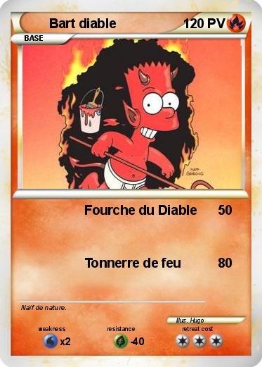 Pokemon Bart diable