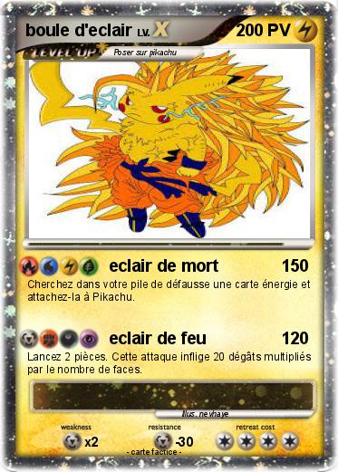 Pokemon boule d'eclair