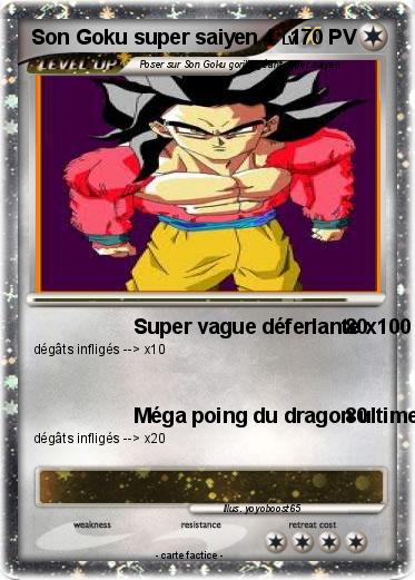 Pokemon Son Goku super saiyen 4