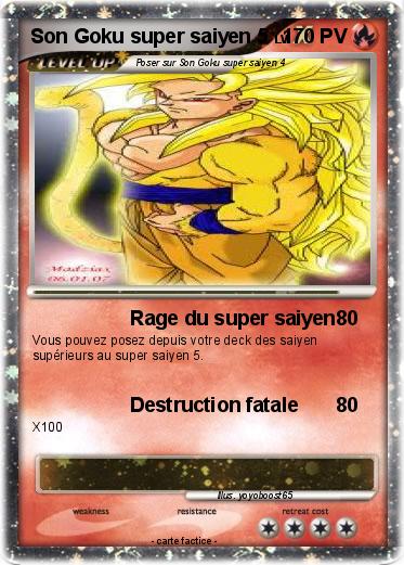 Pokemon Son Goku super saiyen 5