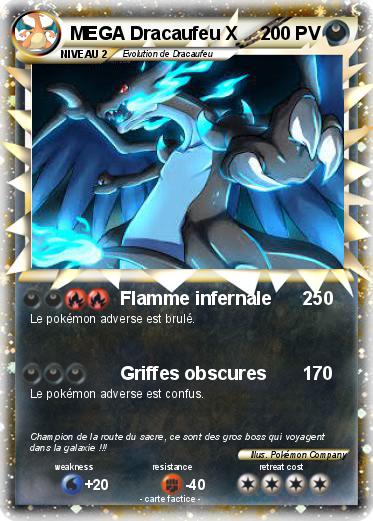 Pokemon MEGA Dracaufeu X