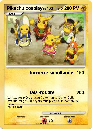 Pokemon Pikachu cosplay