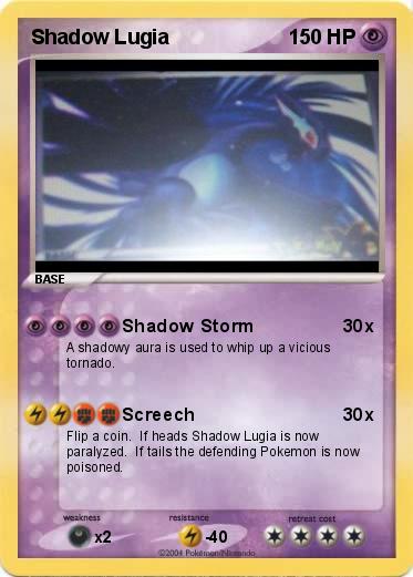 Pokemon Shadow Lugia