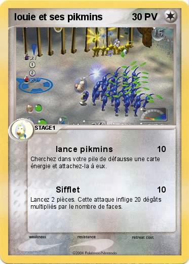 Pokemon louie et ses pikmins