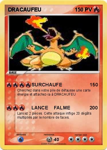 Pokemon DRACAUFEU