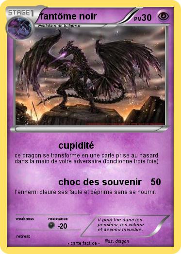 Pokemon fantôme noir