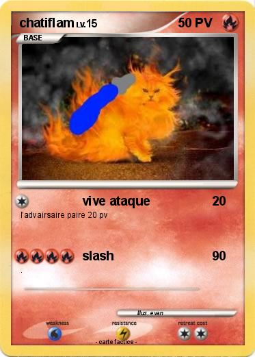 Pokemon chatiflam