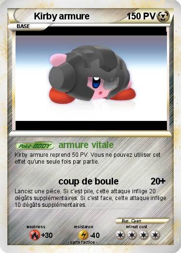 Pokemon Kirby armure