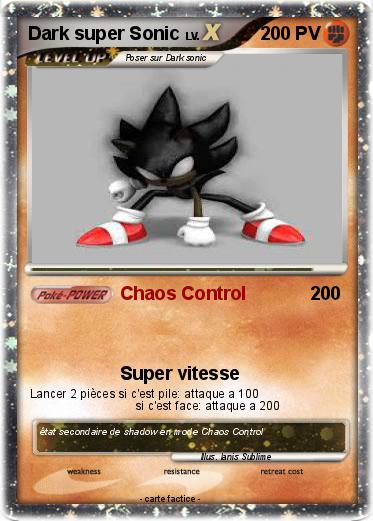 Pokemon Dark super Sonic