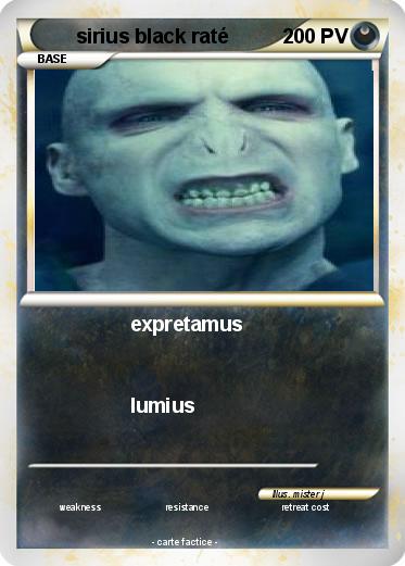 Pokemon sirius black raté