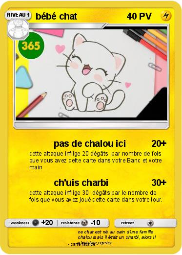 Pokemon bébé chat