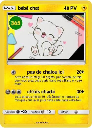 Pokemon bébé chat