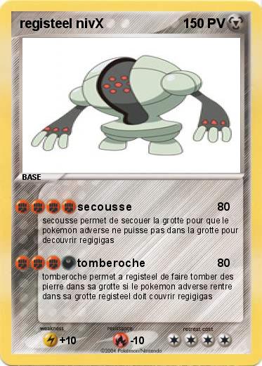 Pokemon registeel nivX