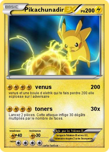 Pokemon Pikachunadir