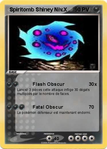 Pokemon  Spiritomb Shiney Niv.X