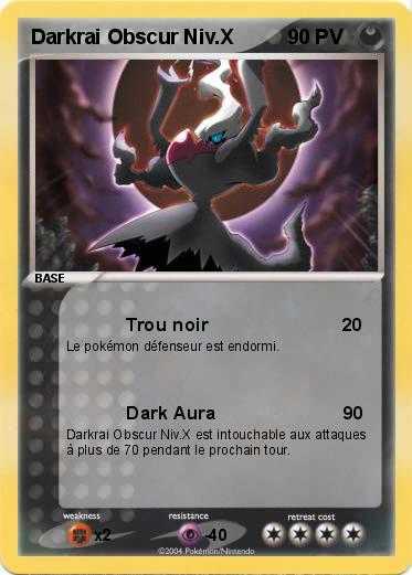 Pokemon Darkrai Obscur Niv.X