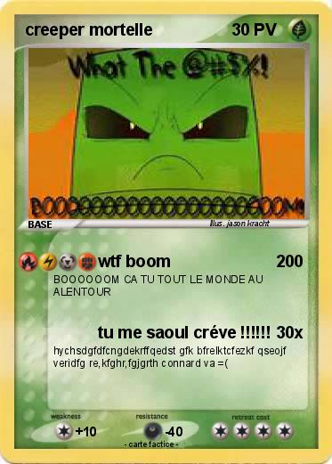 Pokemon creeper mortelle