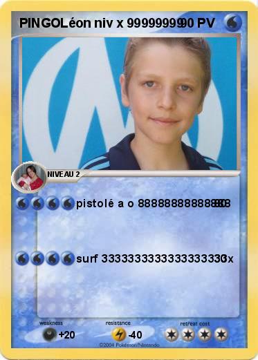 Pokemon PINGOLéon niv x 99999999