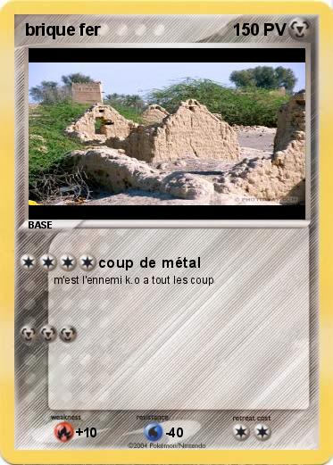 Pokemon brique fer 
