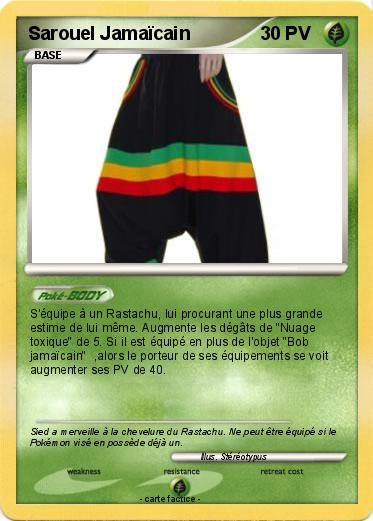 Pokemon Sarouel Jamaïcain