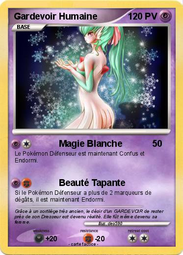 Pokemon Gardevoir Humaine