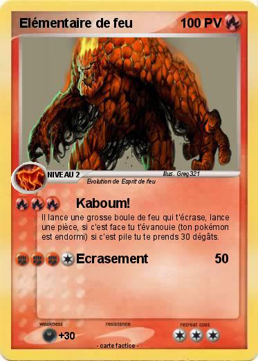 Pokemon Elémentaire de feu