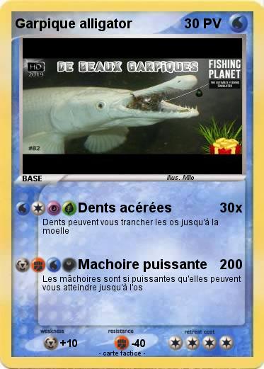 Pokemon Garpique alligator